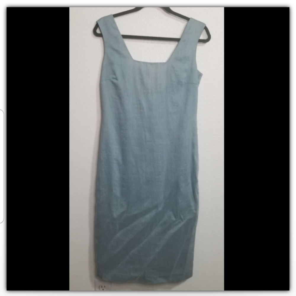 Laundry by Shelli Segal linen blend dress